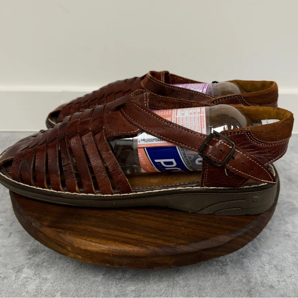 Brown‎ Leather Sandals